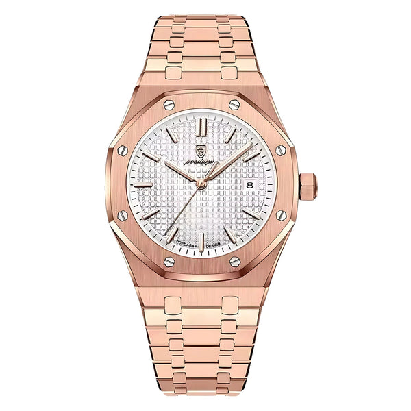 White - Rose Gold