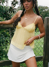 YAYA | Lace Pleated Top