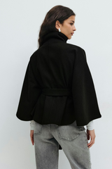 YAYA | Belted Cape Jacket