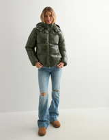 YAYA | Shiny Puffer Jacket