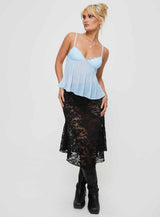 YAYA | Lace Pleated Top