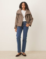 YAYA | Cropped Trench Coat