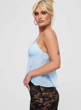 YAYA | Lace Pleated Top
