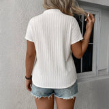 Emma | Casual Solid Color Blouse