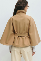YAYA | Belted Cape Jacket