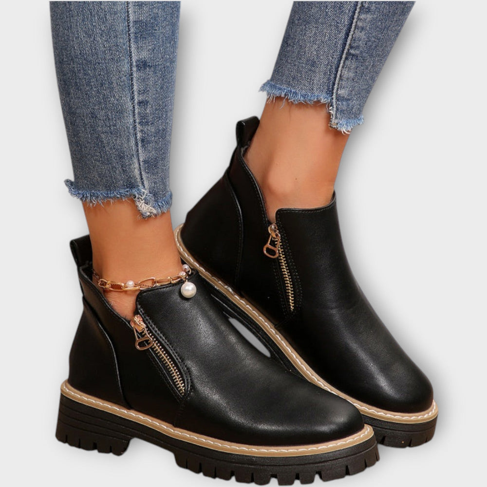 Everyday Zip-Up Ankle Boots