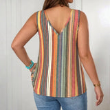 Amelia | Colorful Striped Tank Top