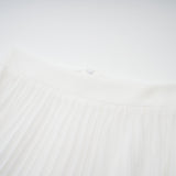Inés halterneck layered long dress