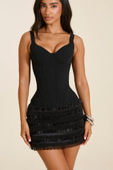 The Hourglass Corset Top in Black
