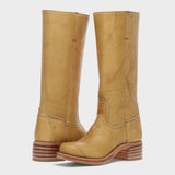 Classic Leather Knee-High Boots