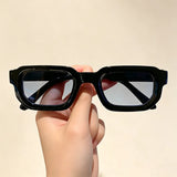 🕶️🔆 6 - Pack Vintage Rectangle Frame Sunglasses for Men & Women with UV400 Protection