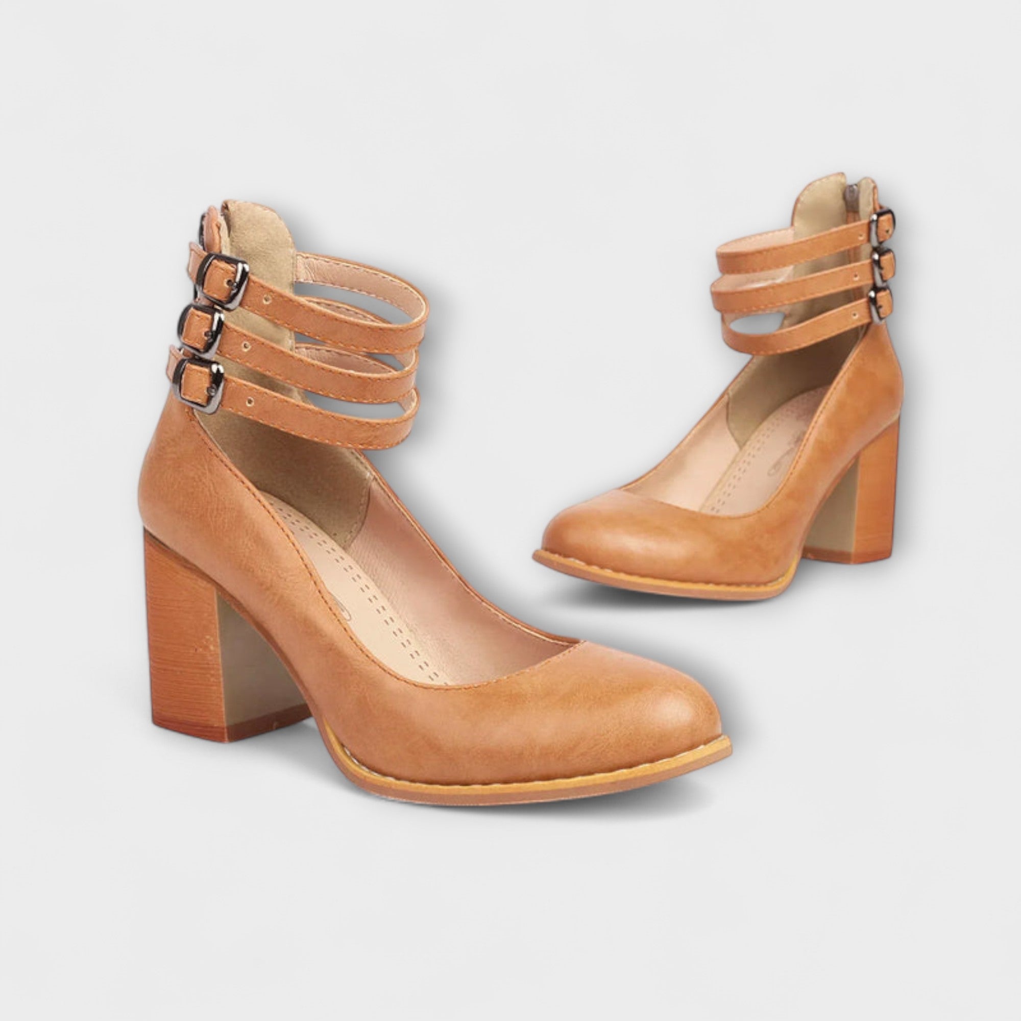 Pumps with Ankle Strap Design