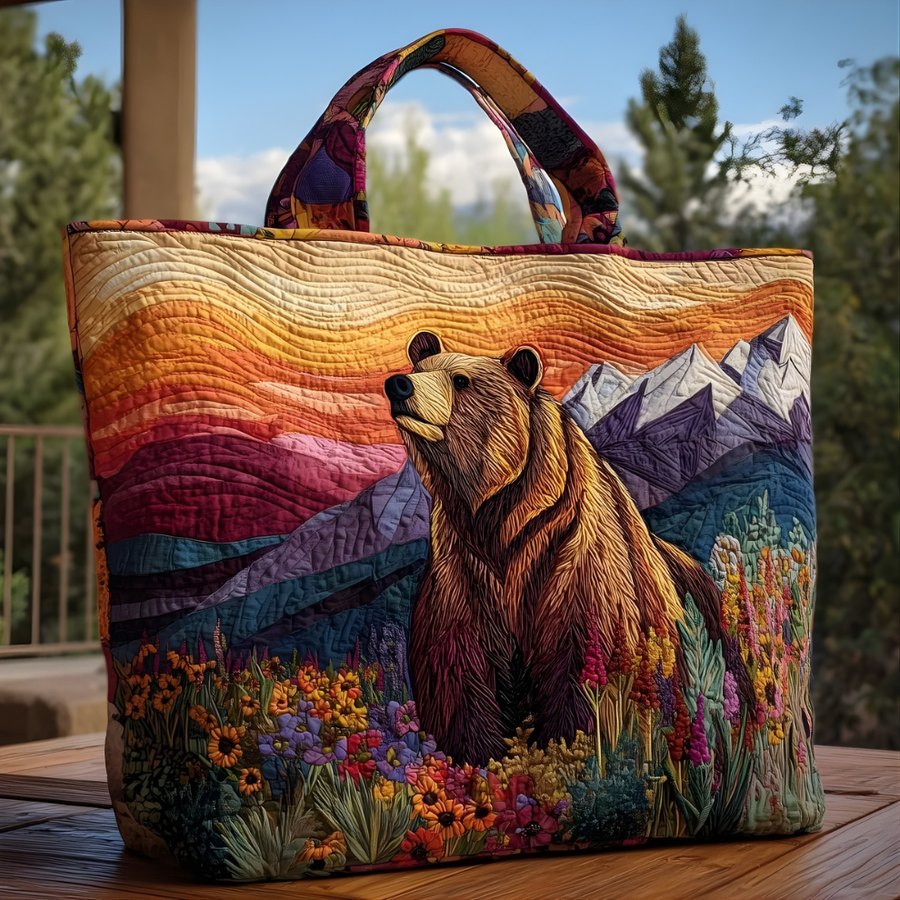 Wildflower Mountain Majesty | Handmade Quilted Tote