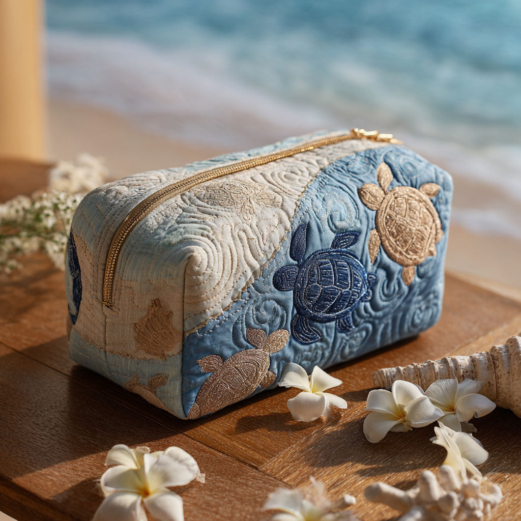 Calla - Artisanal Quilted Cosmetic Bag