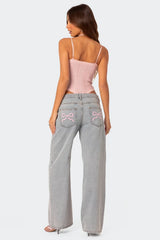 YAYA | Bow Jeans