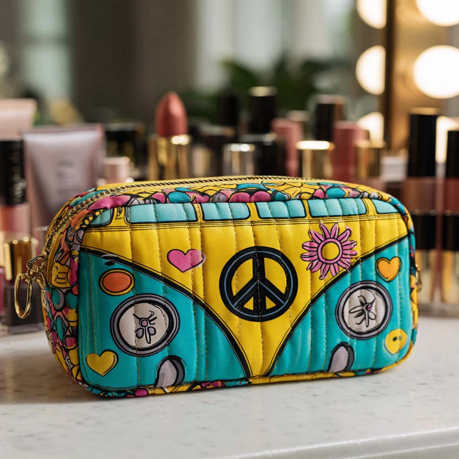 Inez - Quilted Cosmetic Bag Modern