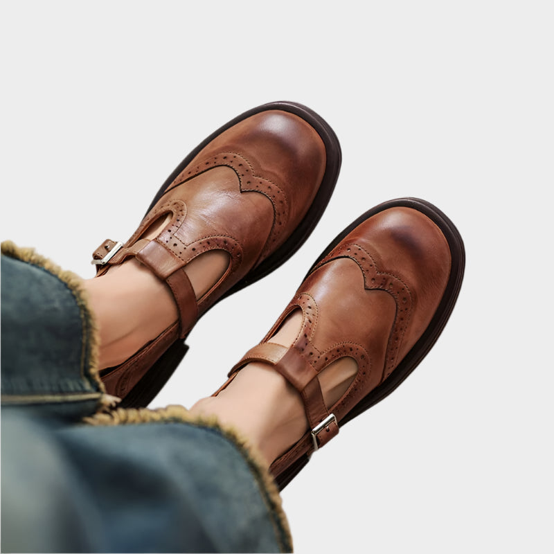 Classic Mary Jane Moccasins