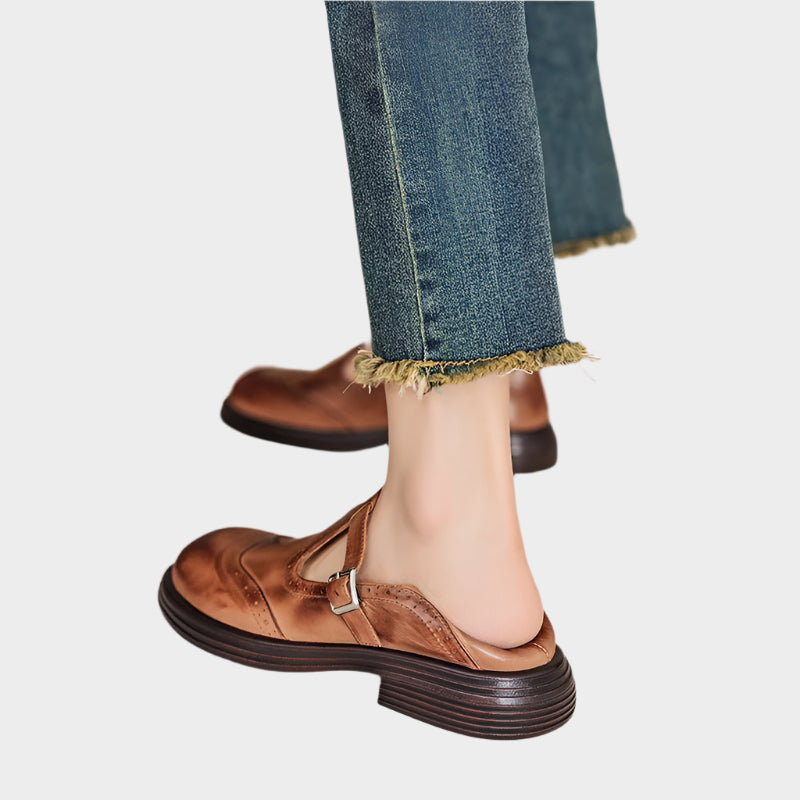 Classic Mary Jane Moccasins