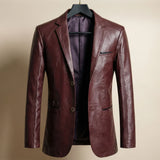 Riccardo — Leather Blazer