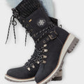 Insulated Winter Lace-Up Boots